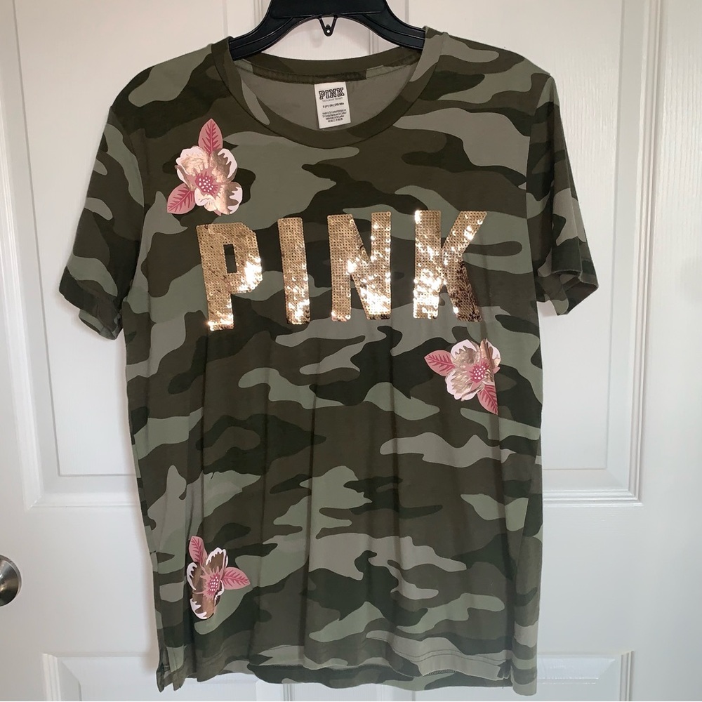PINK Bling Campus Tee